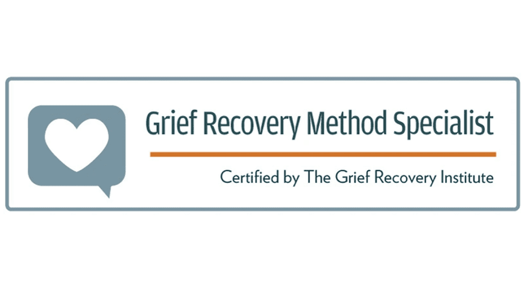 Grief Recovery Method Support Group logo with certification text.