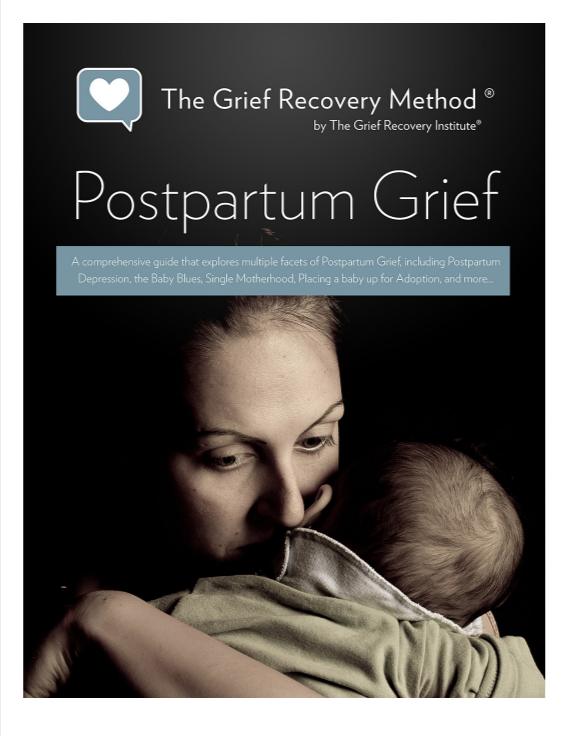 Mother comforting her baby, highlighting postpartum grief awareness.