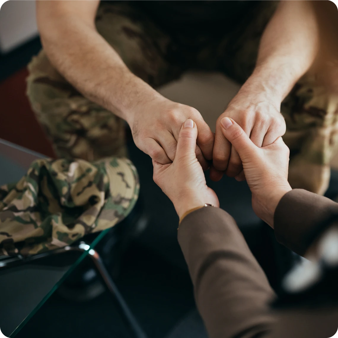 Emotional support for military member